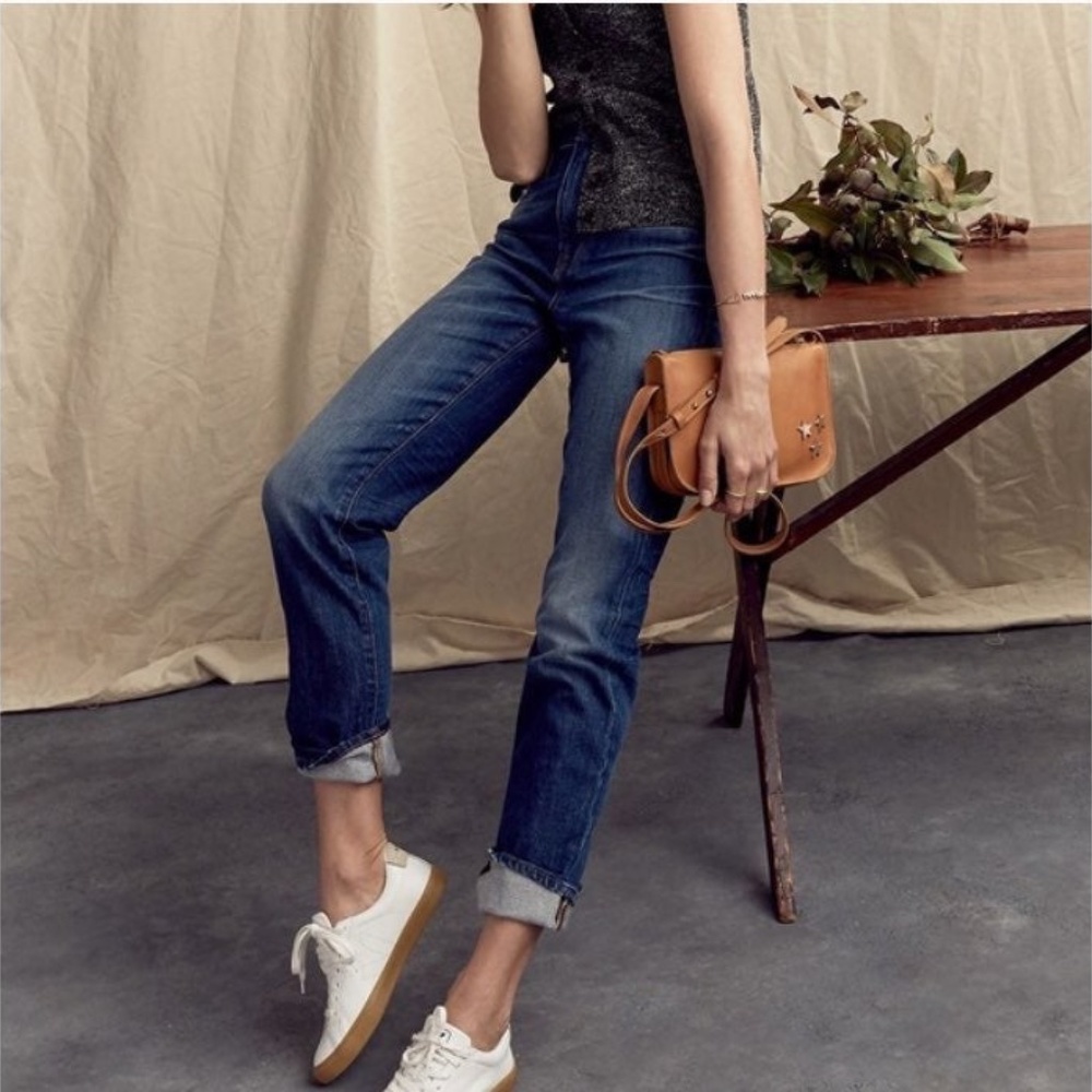 NEW Madewell High-Rise Slim Boyjean Jeans